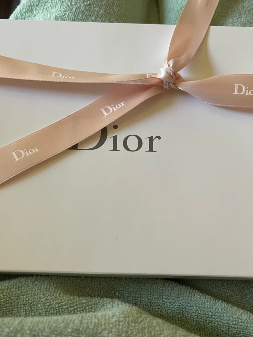 Dior Hot Pink and Red clutch Embossed CD Zip Pouch 9 x 7 NIB #136 - Picture 4 of 6